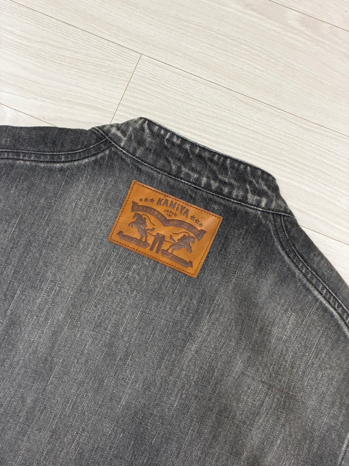 KAMIYA 카미야 데님 바이커 자켓 상품이미지7
