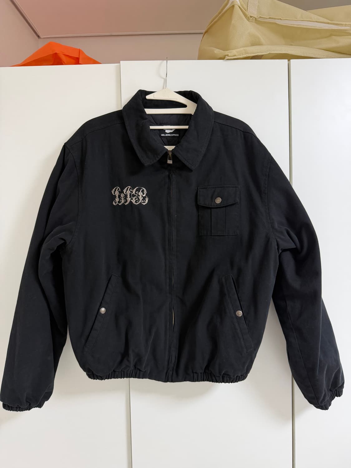 웰빙익스프레스 코튼 봄버 블랙 상품이미지1