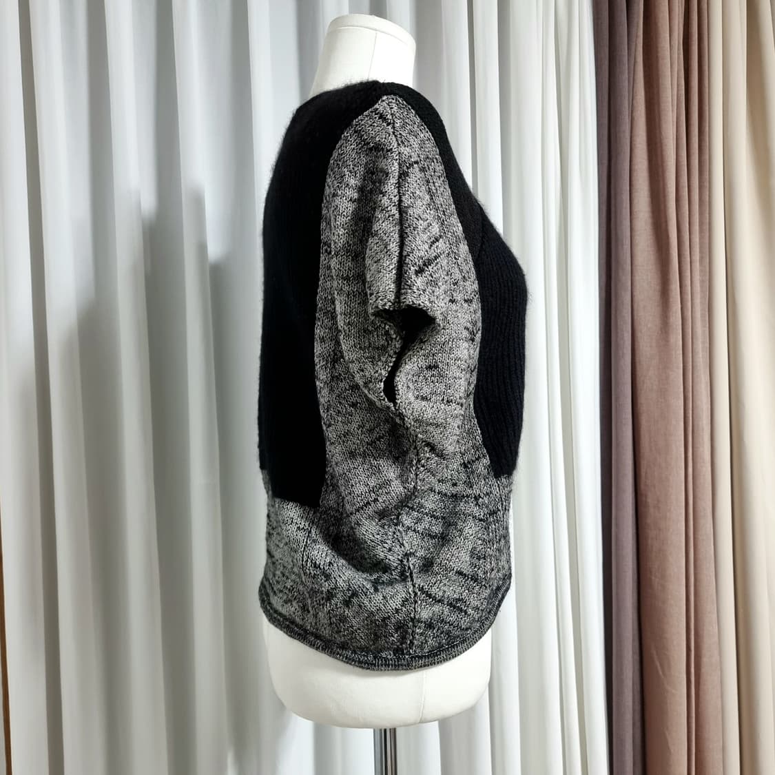 헬무트랭 니트 집업 (린넨,울,실크,알파카 혼방)(55-날씬66) 상태굿 상품이미지5