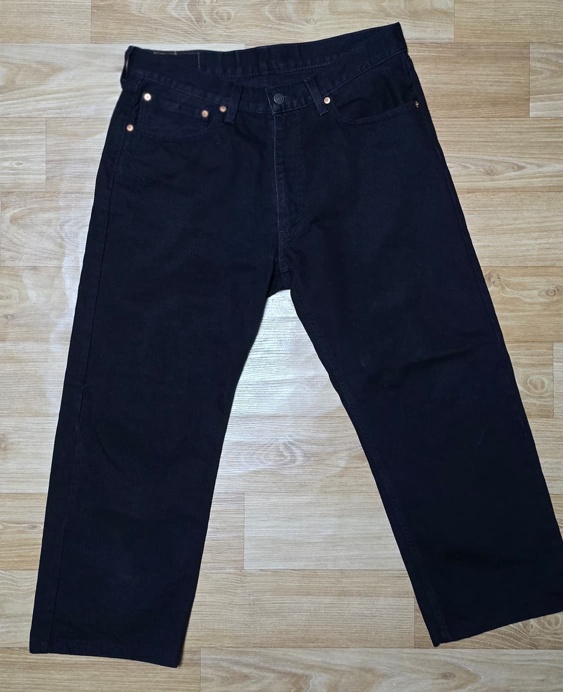 리바이스 555 블랙진 W34 L32 상품이미지1