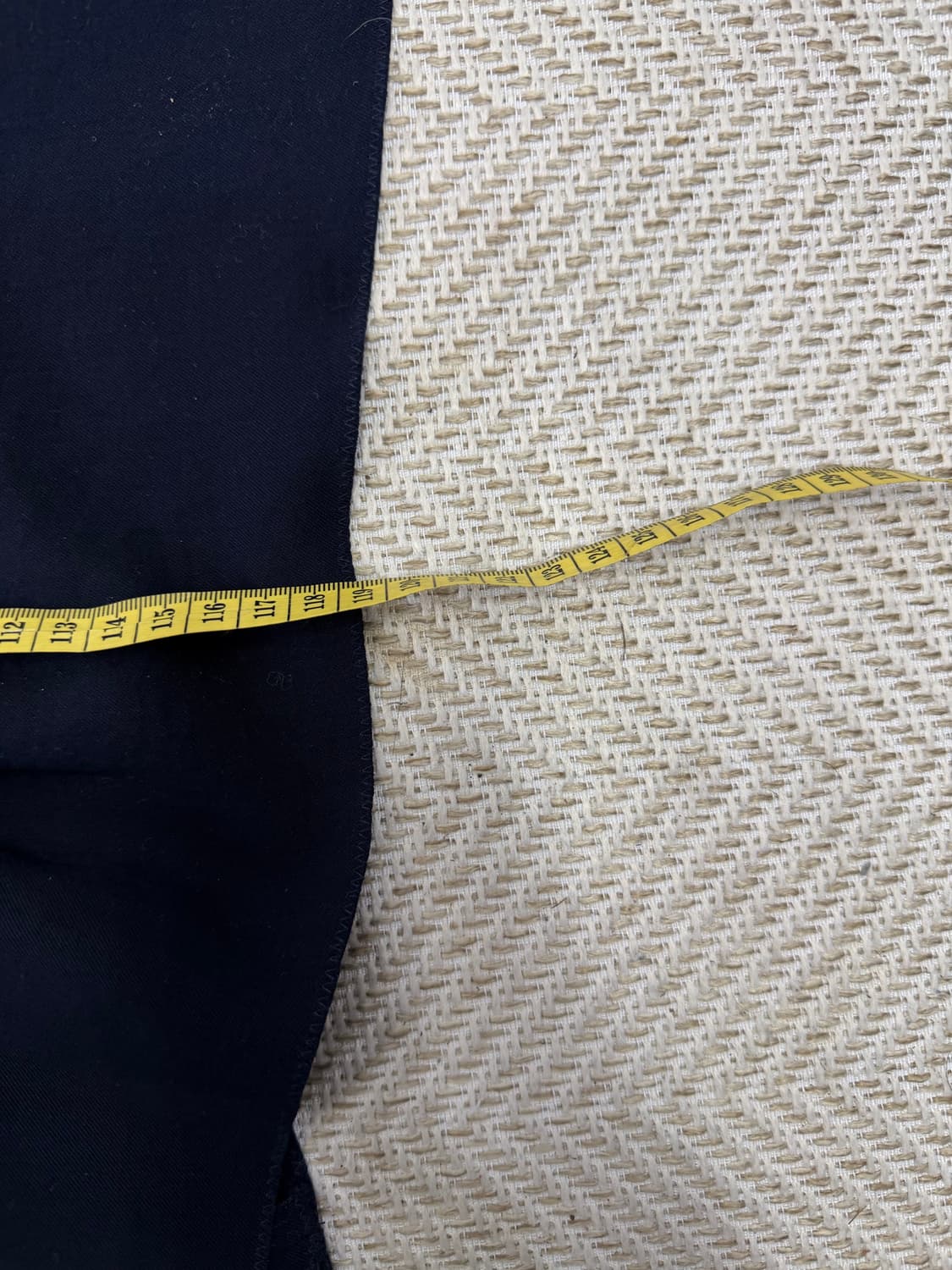 정품) TIME 한섬 네이비 카라 반팔 원피스 82 F 상품이미지10