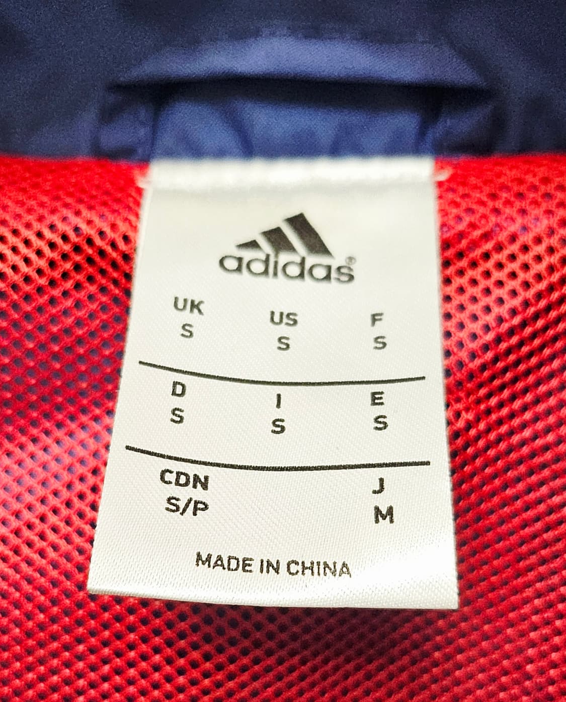 (100)L ☆초대장급☆ 아디다스 맨유 [남빨] 레인자켓 바람막이 상품이미지2