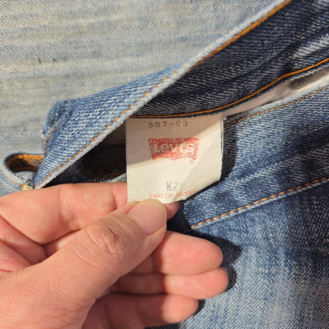 [W29L34]90s 리바이스 JPN 503 데님 팬츠 상품이미지4