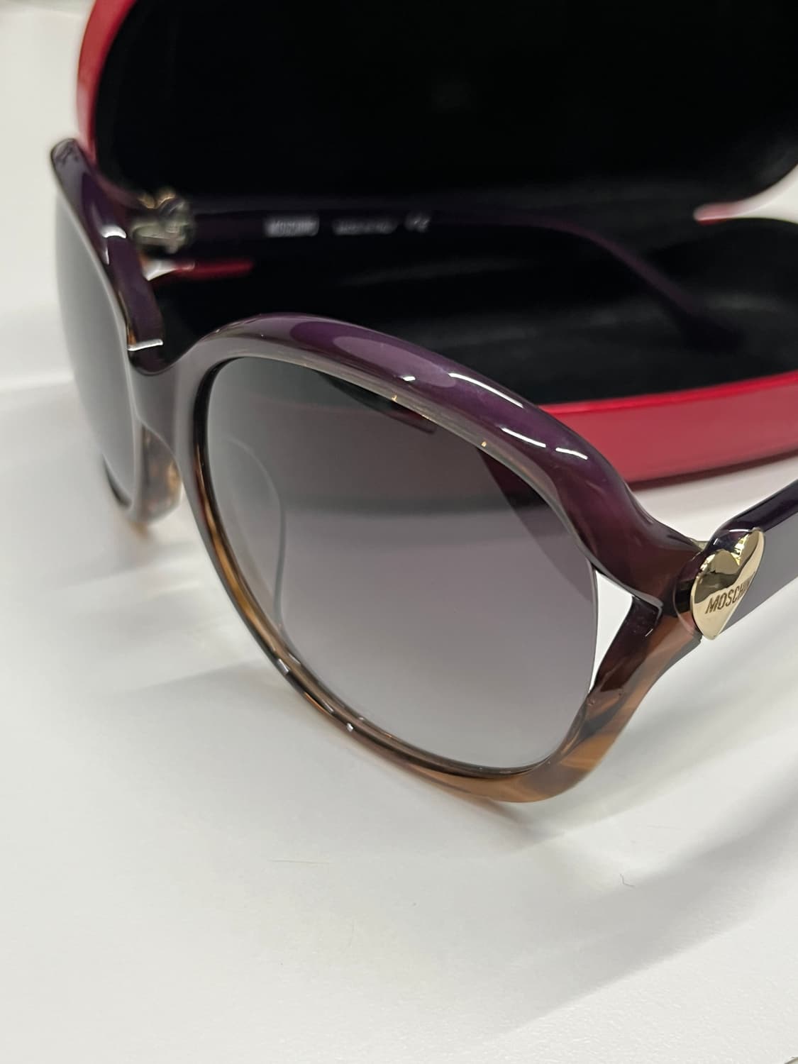 하트 포인트 MOSCHINO 모스키노 선글라스 (정품케이스 포함) 상품이미지2