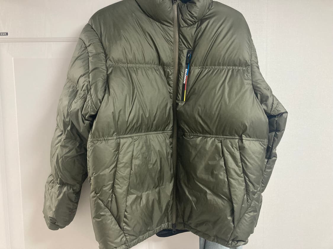 Salomon Contour Down Jacket Khaki 상품이미지1