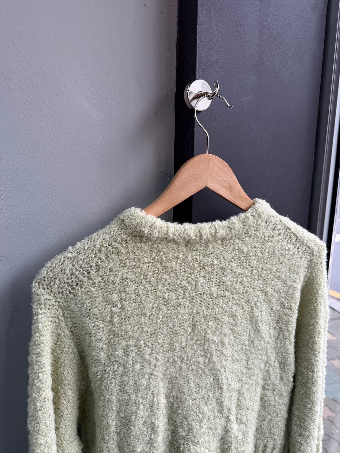 에토스 라운드 부클 니트 상품이미지7