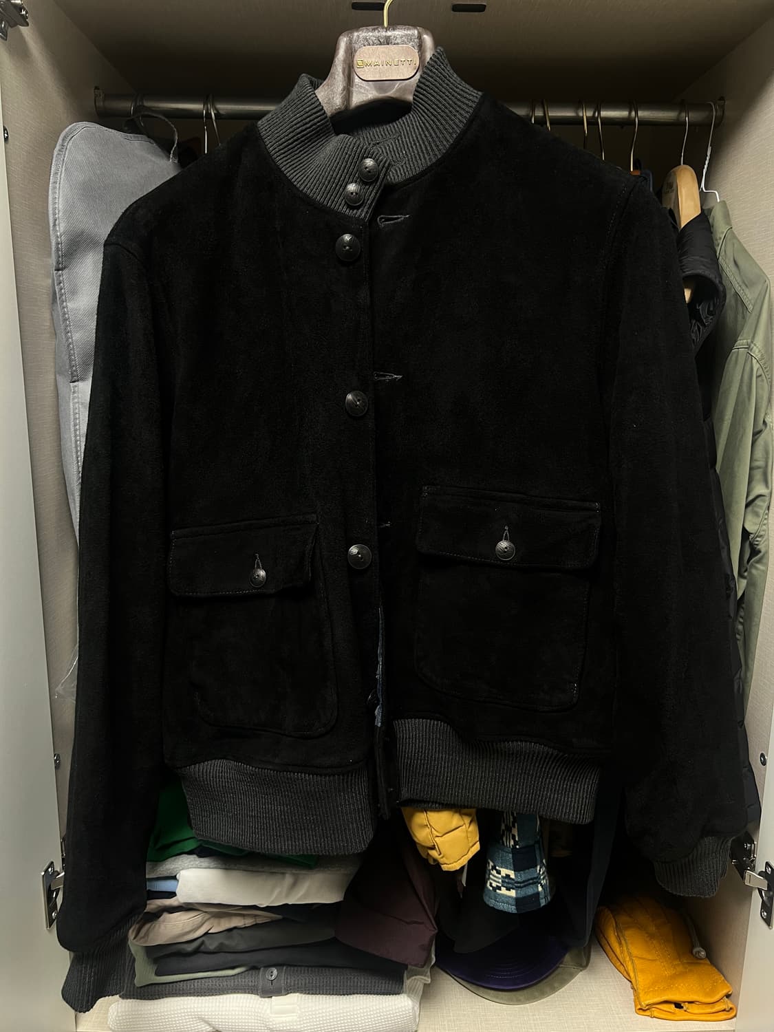 더블알엘 RRL 25FW 디어스킨 스웨이드 보머 상품이미지2