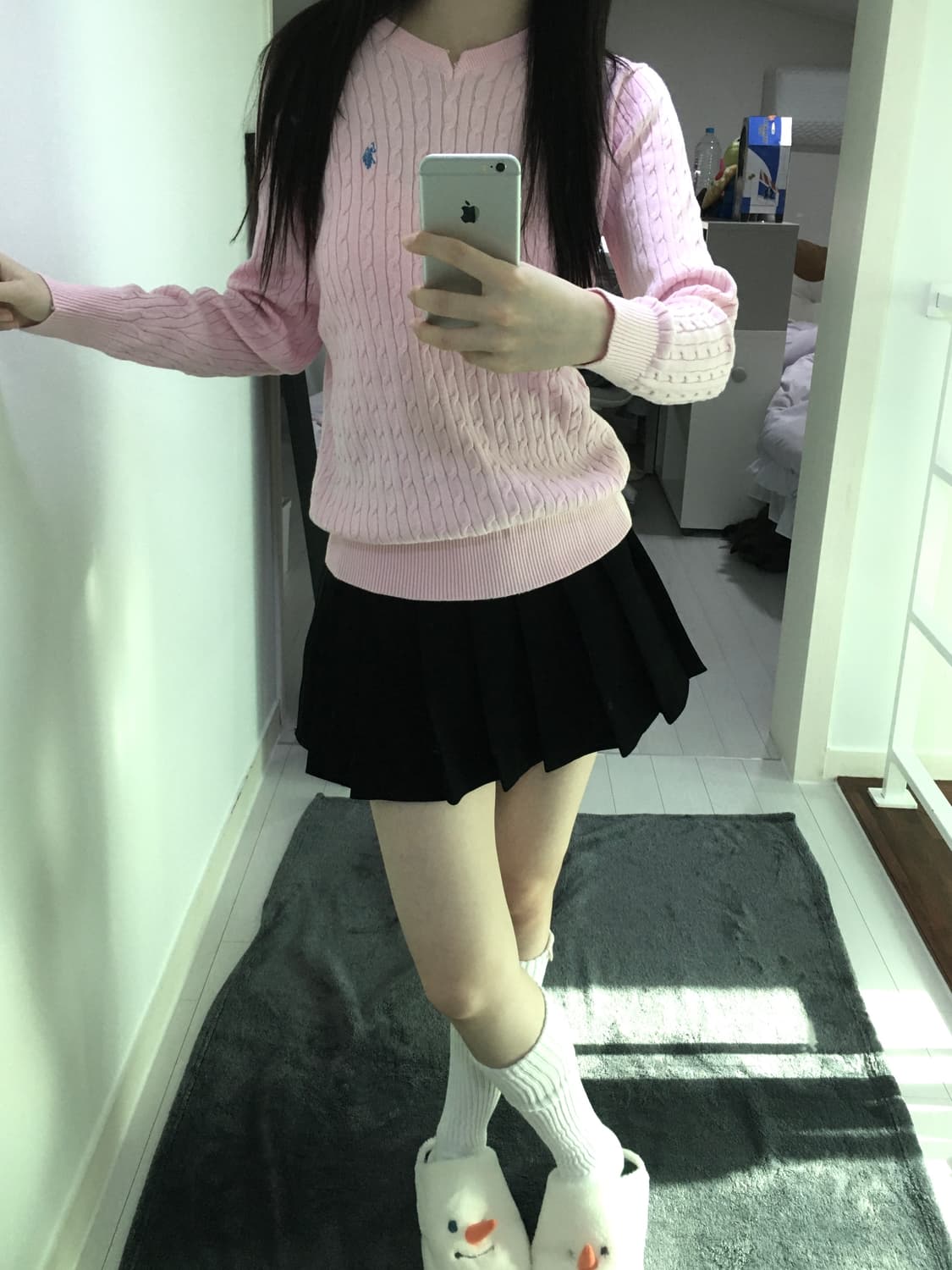 폴로 / Polo _ 연핑크 니트 상품이미지8