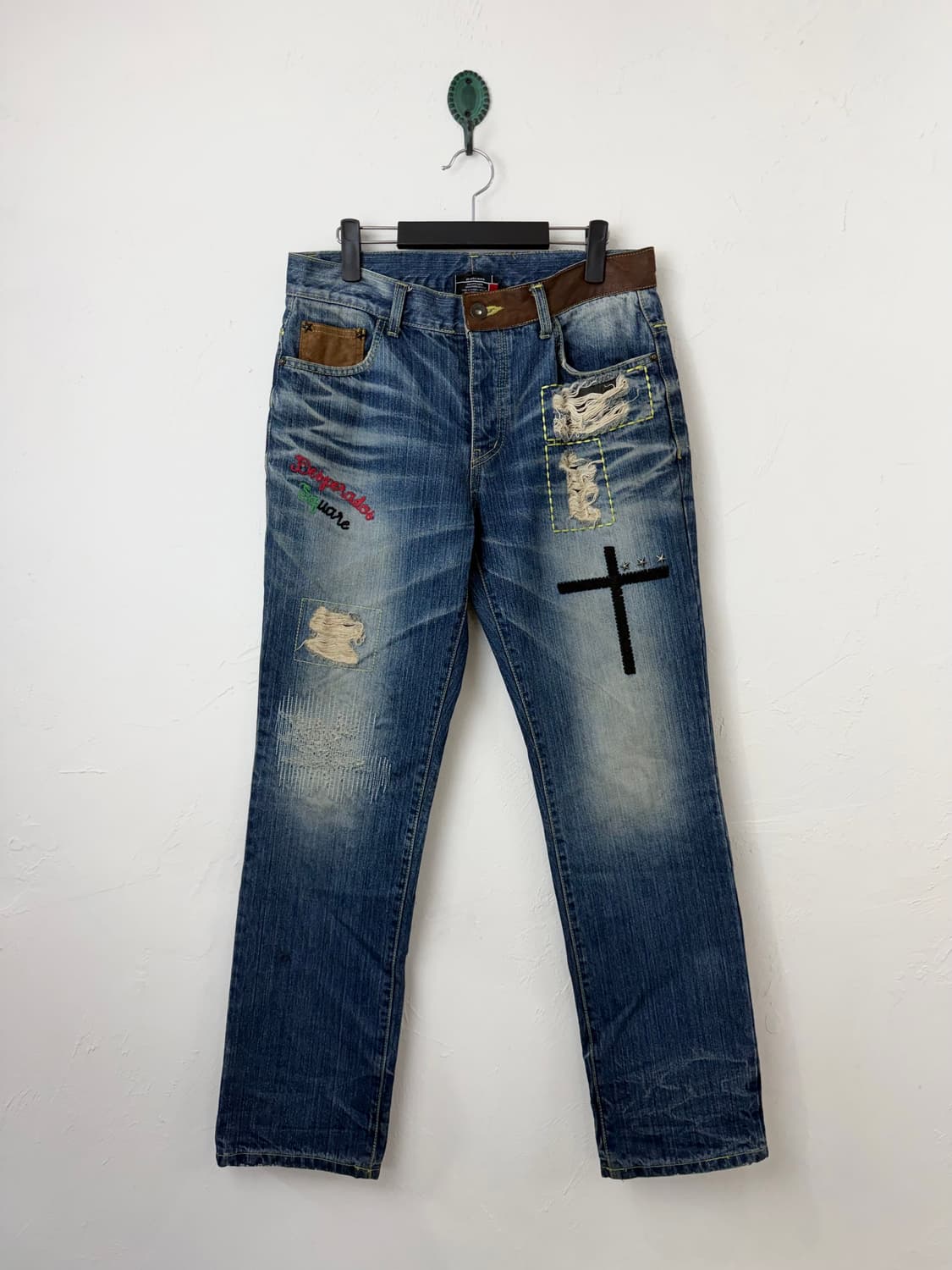 00s 패치워크 데님 팬츠 상품이미지1
