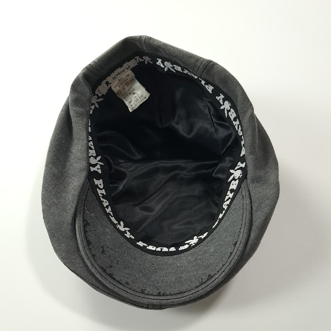 CK480 플레이보이 00s 일본판 메탈패턴 빅로고 헌팅캡 모자 상품이미지5