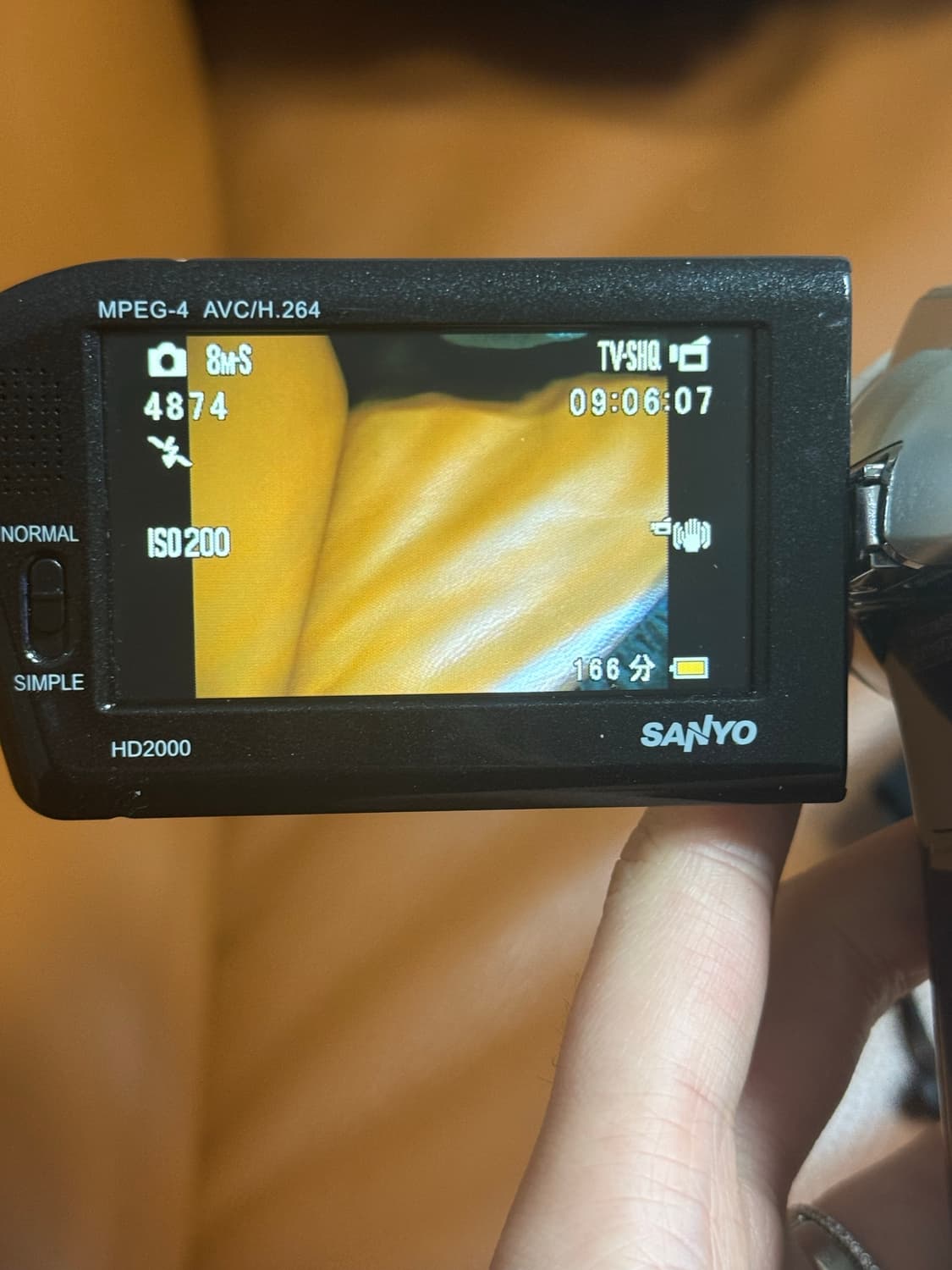 산요작티 캠코더 HD-2000 작티 빈티지 캠,빈티지 캠코더 상품이미지6