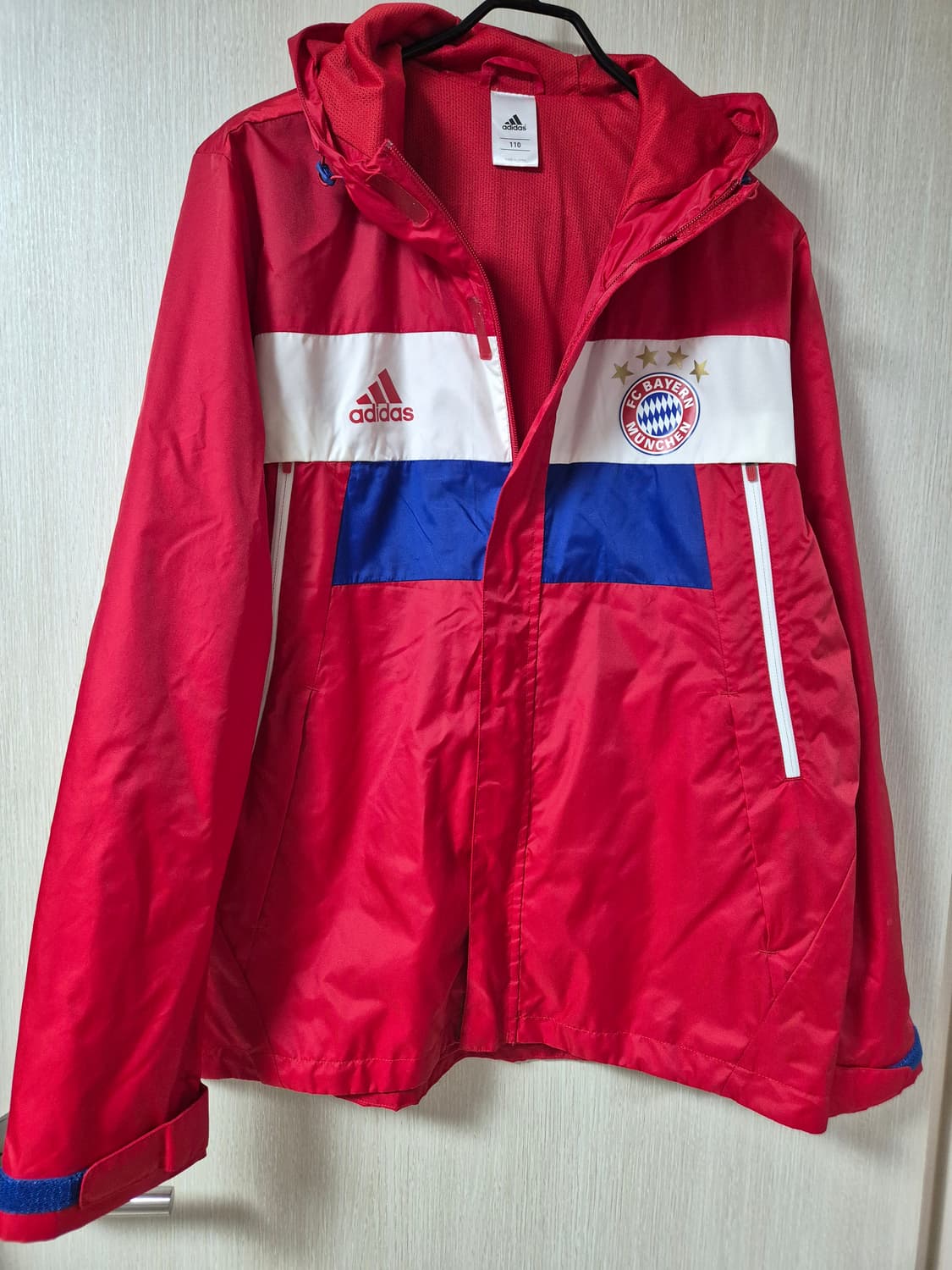 아디다스 14-15시즌 바이에른뮌헨 바람막이 점퍼 110 상품이미지1