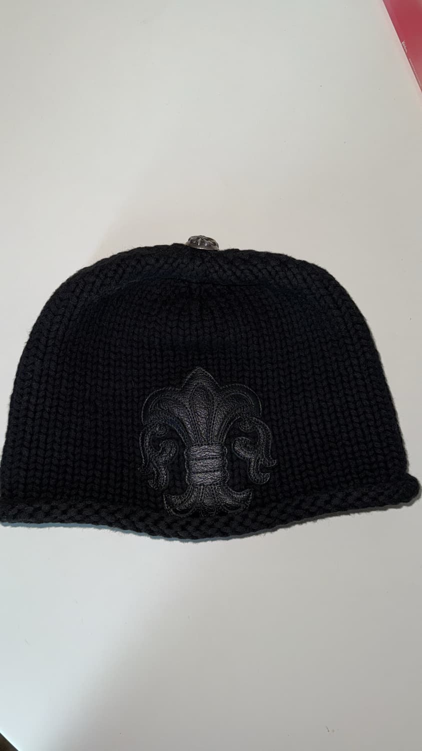 급처) 크롬하츠 레더 패치 플레어 비니 코튼 상품이미지2