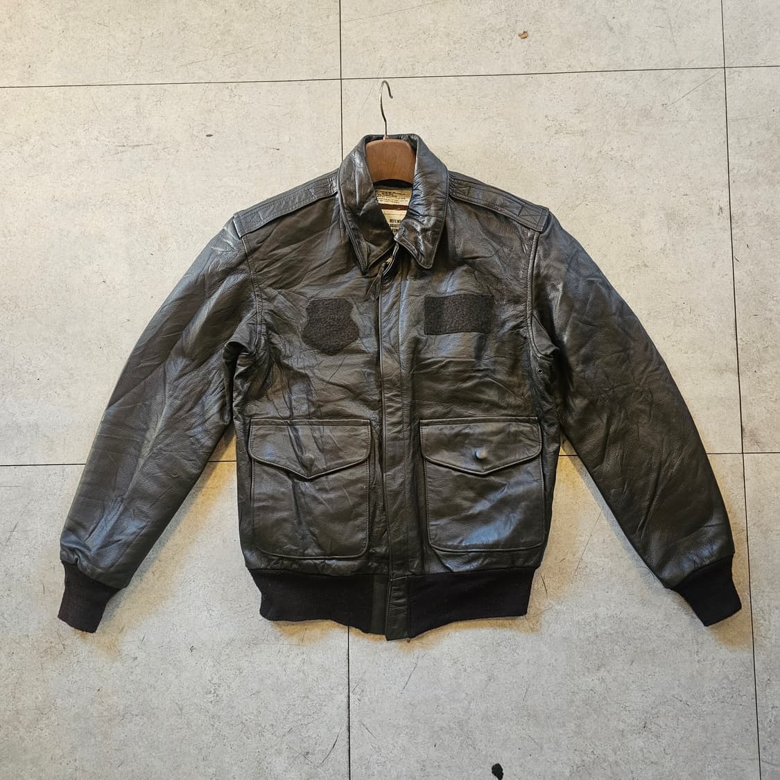 미군 a2 가죽 자켓 상품이미지1