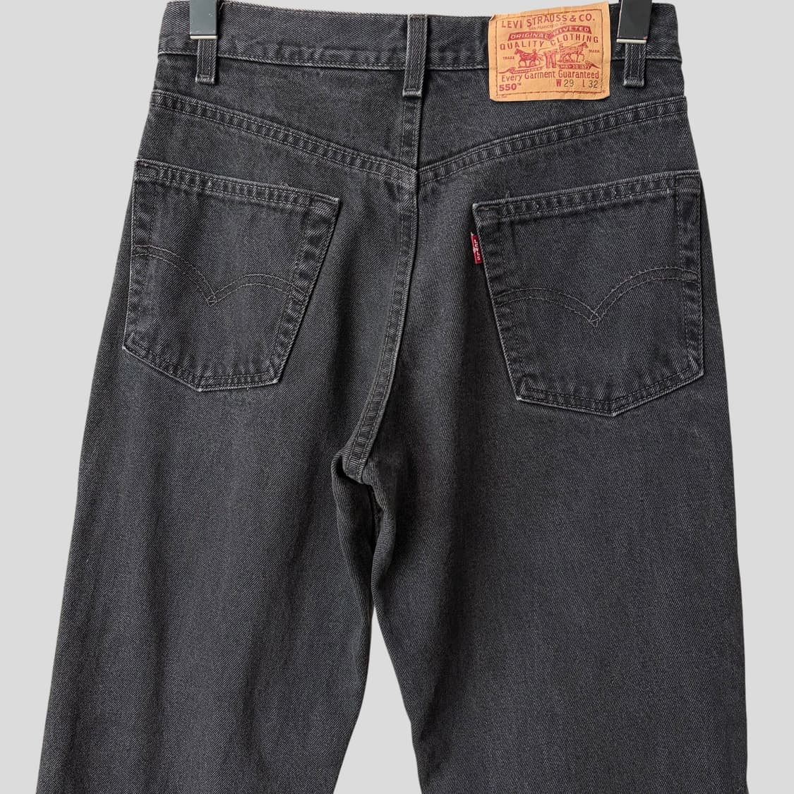 (28)90s 리바이스550 흑청 데님 청바지 상품이미지6