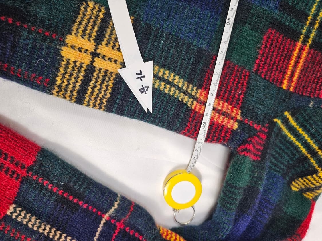 폴로타탄체크숄니트 상품이미지5