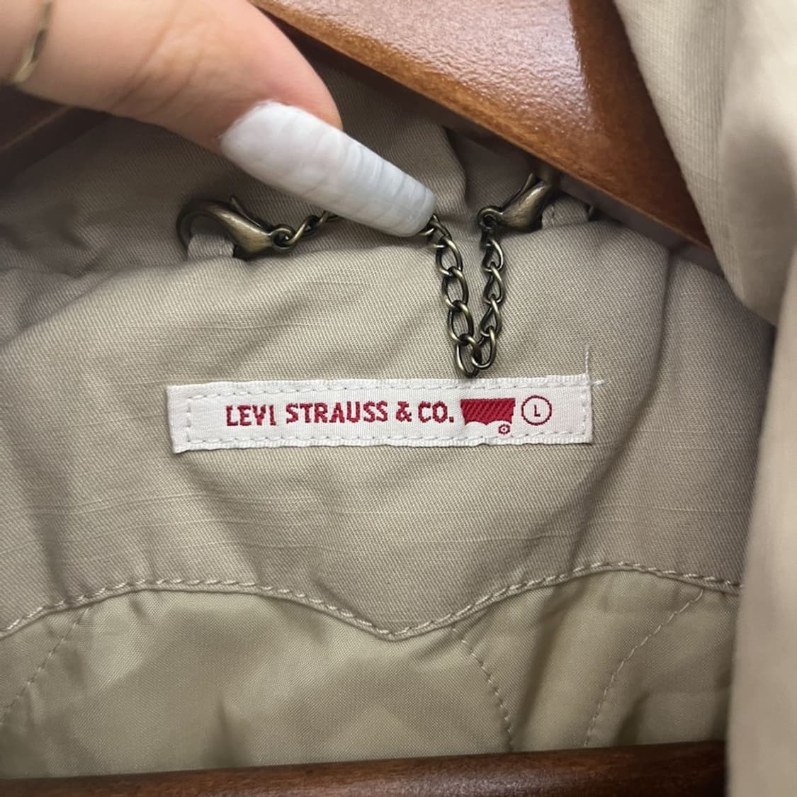 리바이스 빈티지 벨티드 밀리터리 사파리 워크 야상자켓 L C10945 상품이미지5