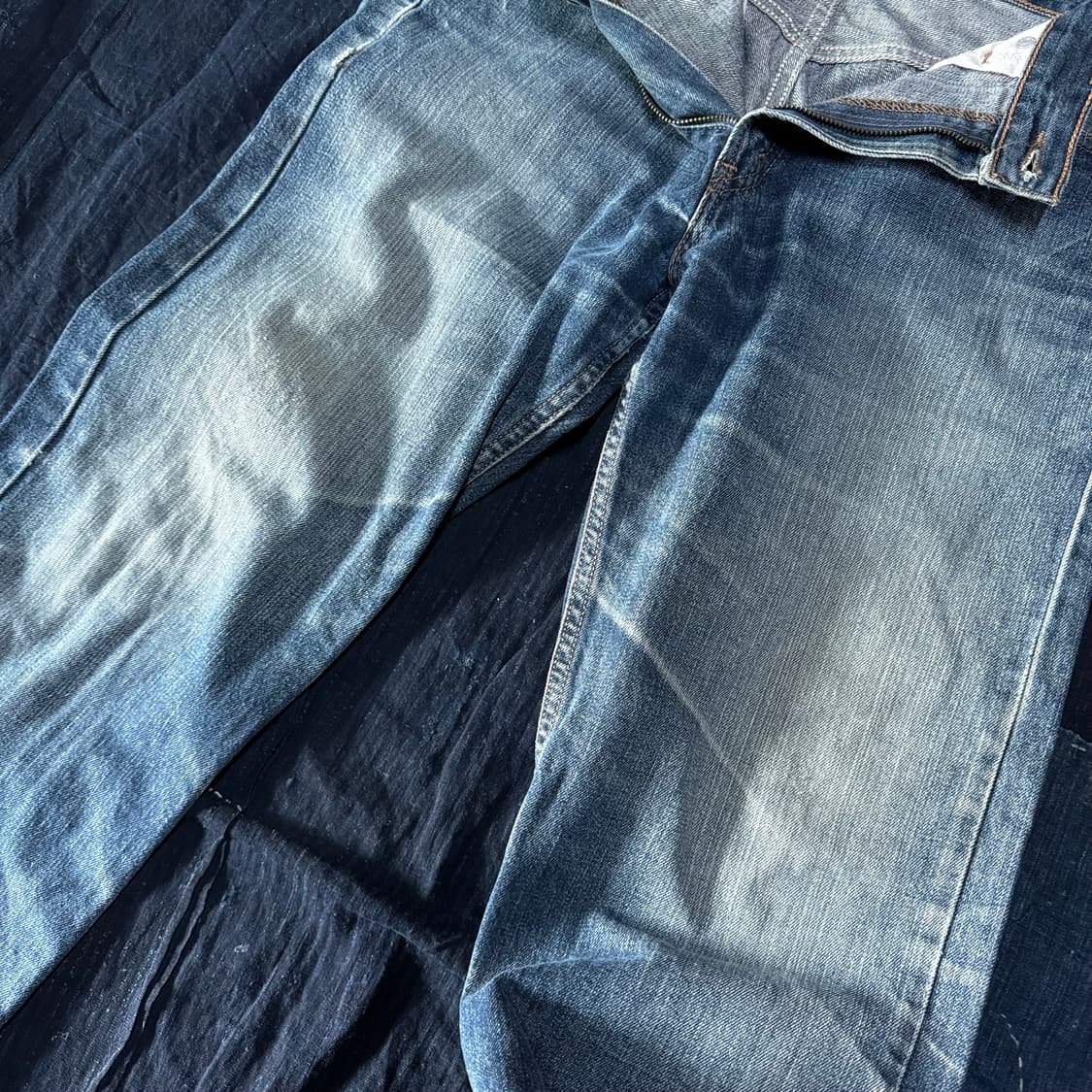 리바이스 505 레귤러핏 데님 팬츠 33 상품이미지2