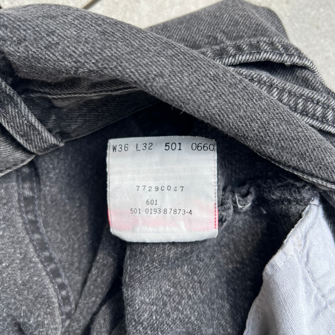 90s USA Vintage Levis 501-0660 W36 L32 상품이미지7