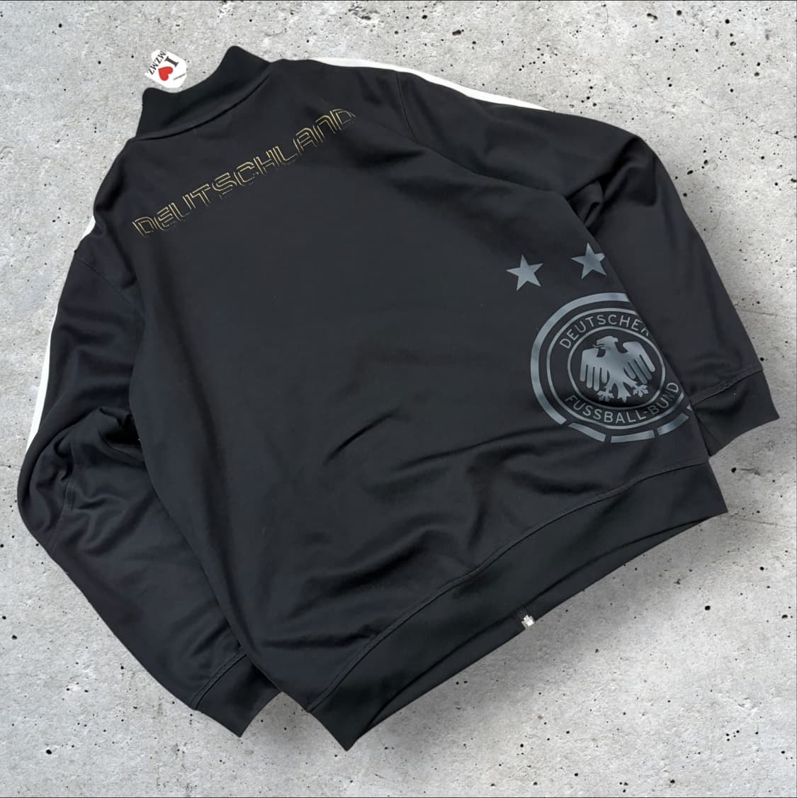 [2XL] 09s 아디다스 독일 축구 국가대표 트랙탑 블랙 져지 C844 상품이미지2