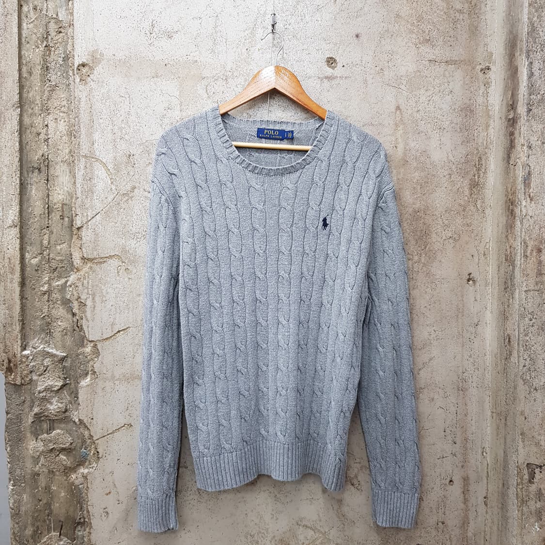 폴로 랄프로렌 꽈배기 니트 L사이즈 상품이미지1