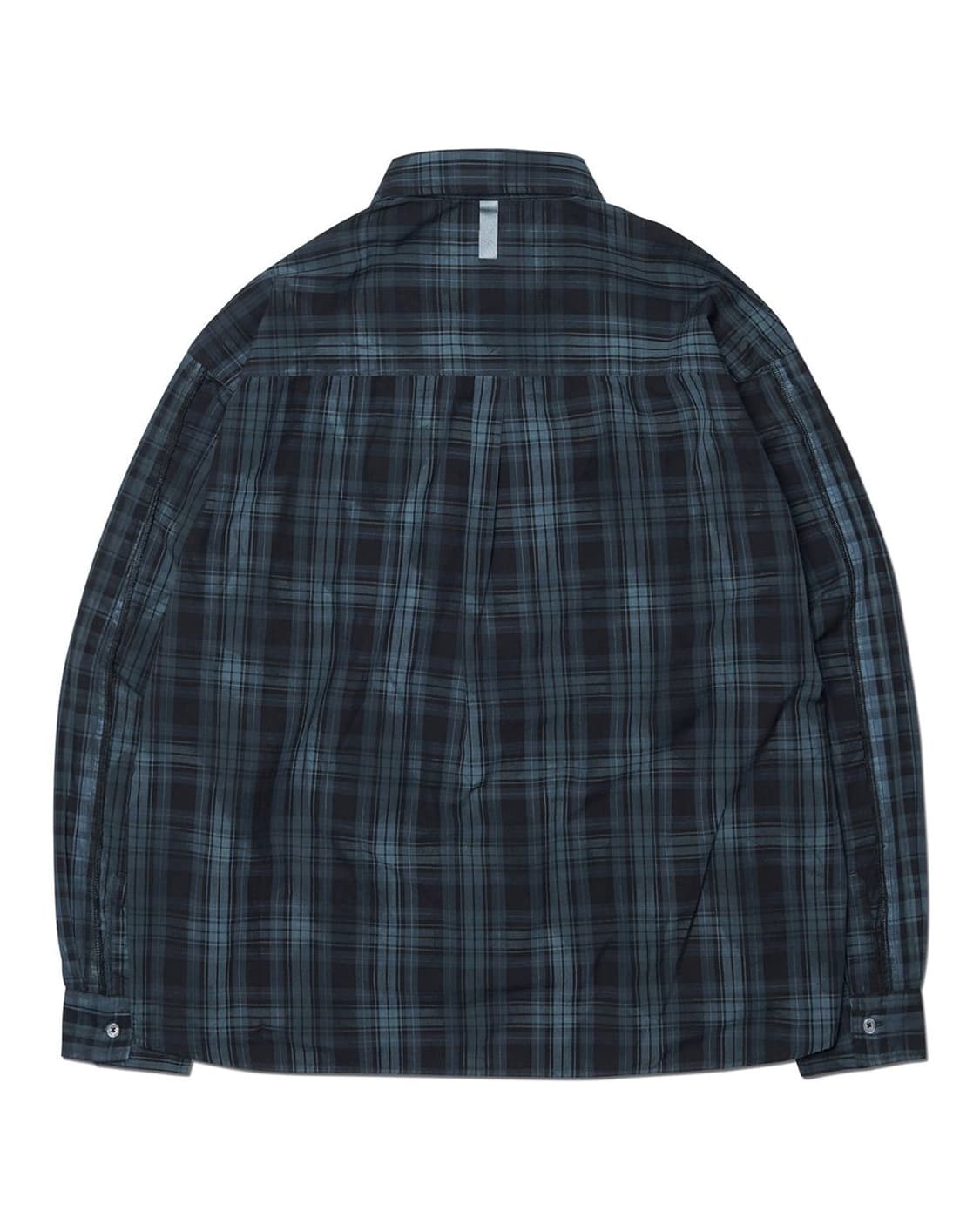 노매뉴얼 H.R CHECK SHIRTS 체크 셔츠 다크 네이비 L 상품이미지2