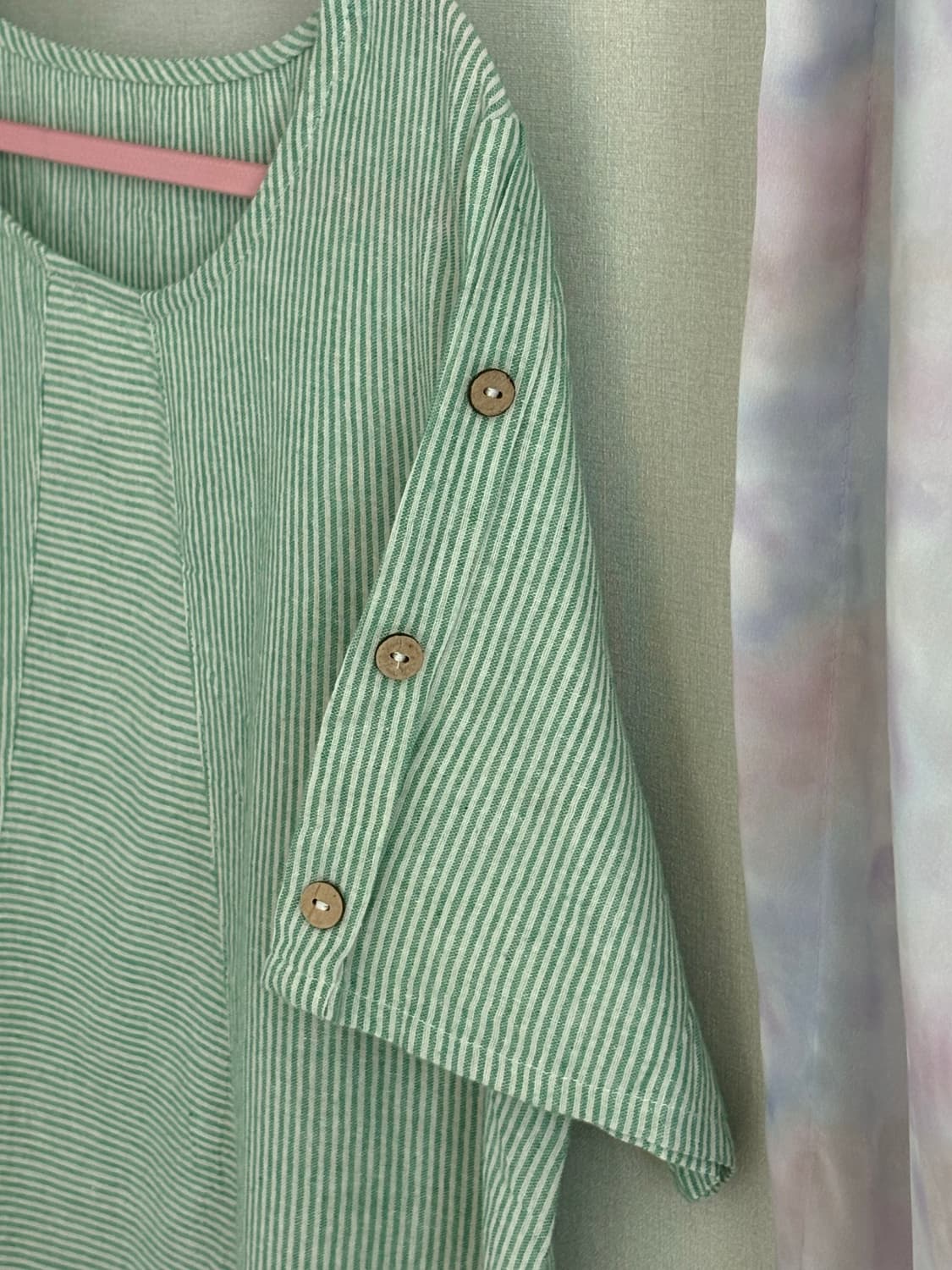 연두 블라우스 상품이미지3