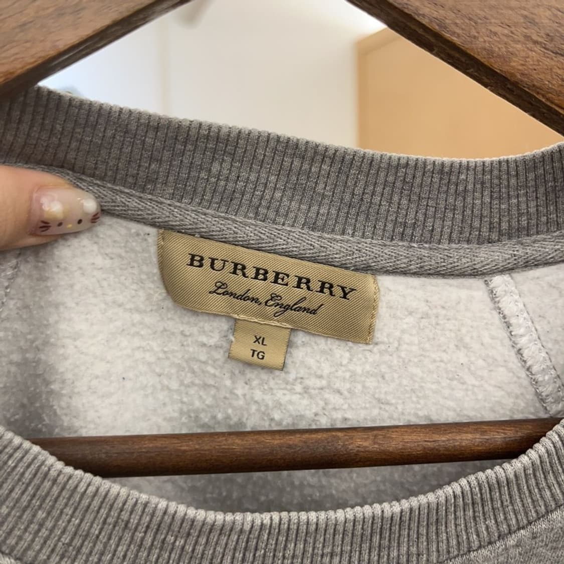 버버리 빅로고 약기모 스웻셔츠 맨투맨 105 C06249 상품이미지3