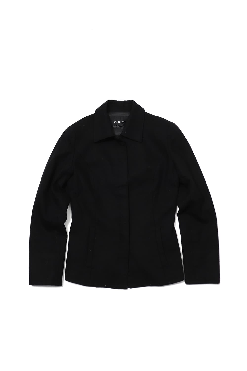 VICKY ESSENCE OF ELEGANCE 울혼방 딱붙핏 재킷 상품이미지1