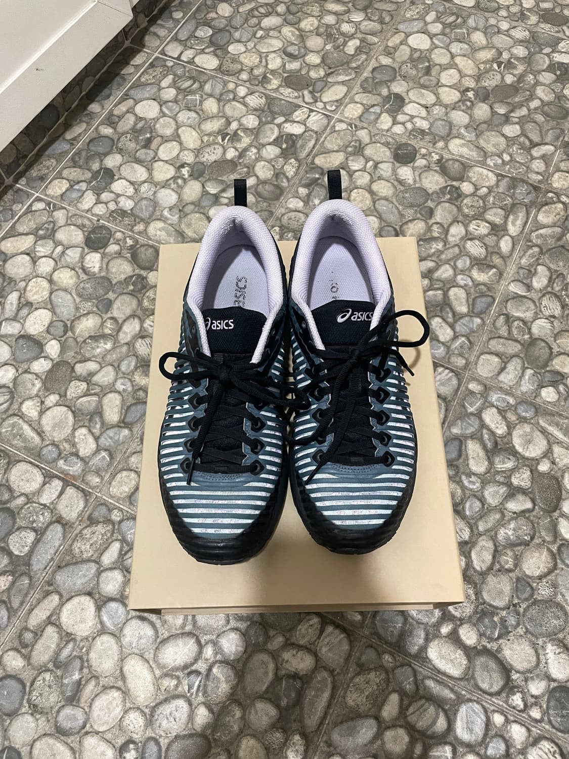 아식스 키코 젤델바1 무라사키 상품이미지4