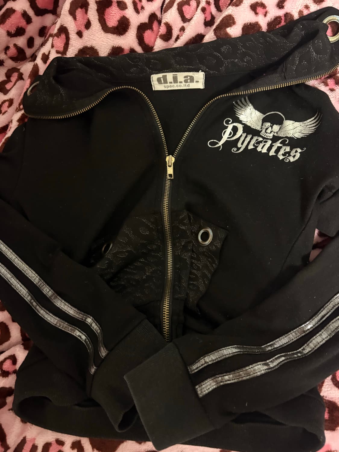 D.i.a 오네갸루 레오파드 져지 갸루 빈티지 다이아  상품이미지5