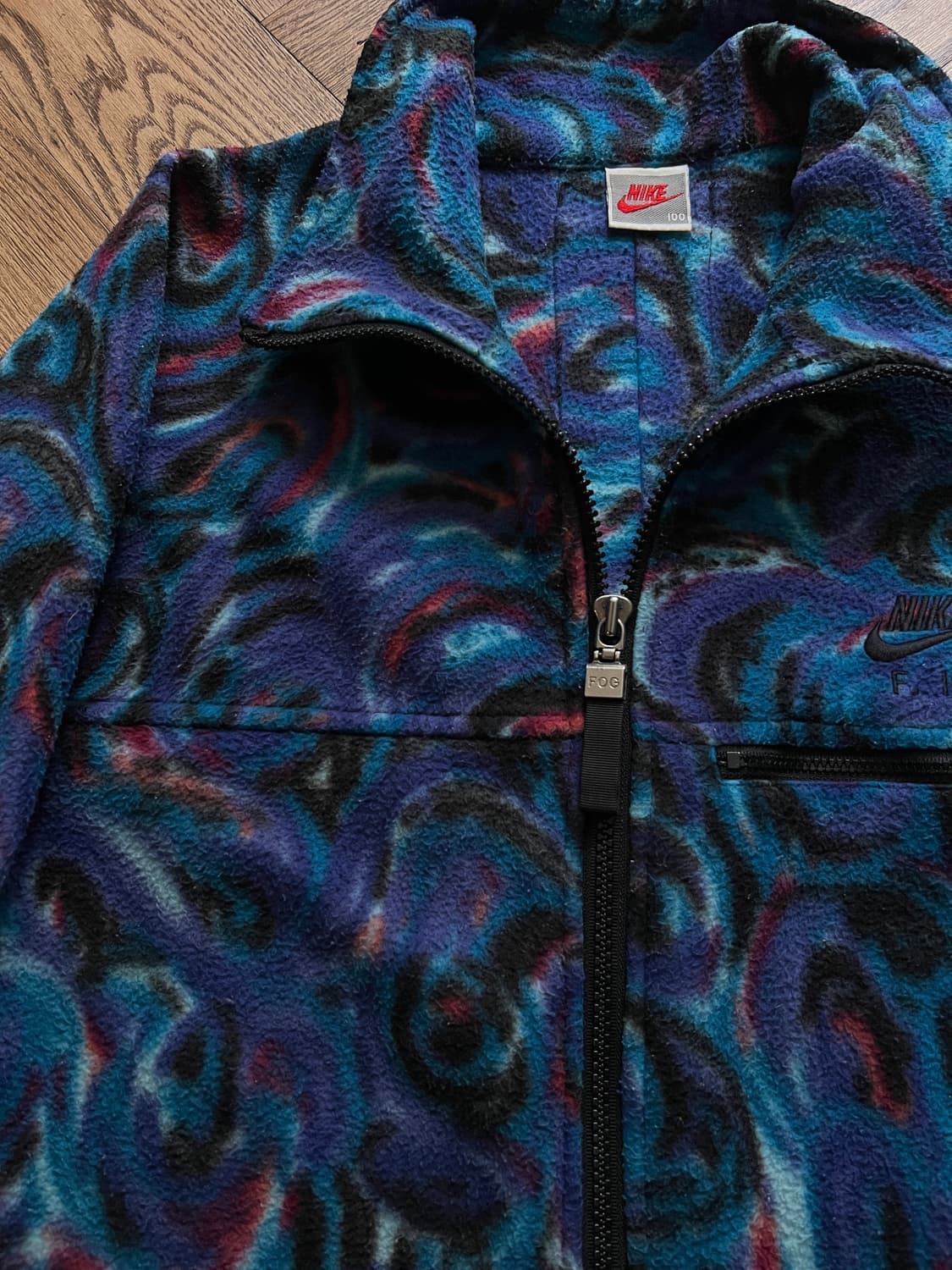 [L]90's 나이키 올드스쿨 집업 플리스 상품이미지4