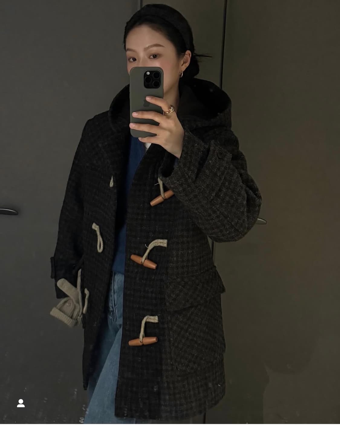 게드 ged lovat 클래식체크 더플코트 상품이미지3