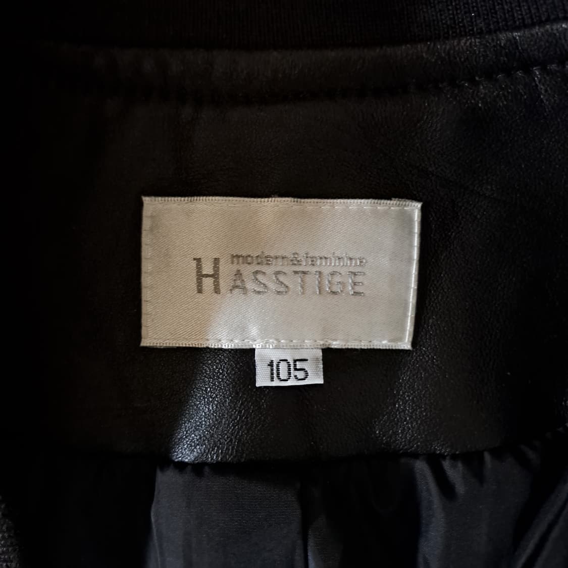 (택포) 헤스티지 양가죽 마원 블루종 105 B558 상품이미지6