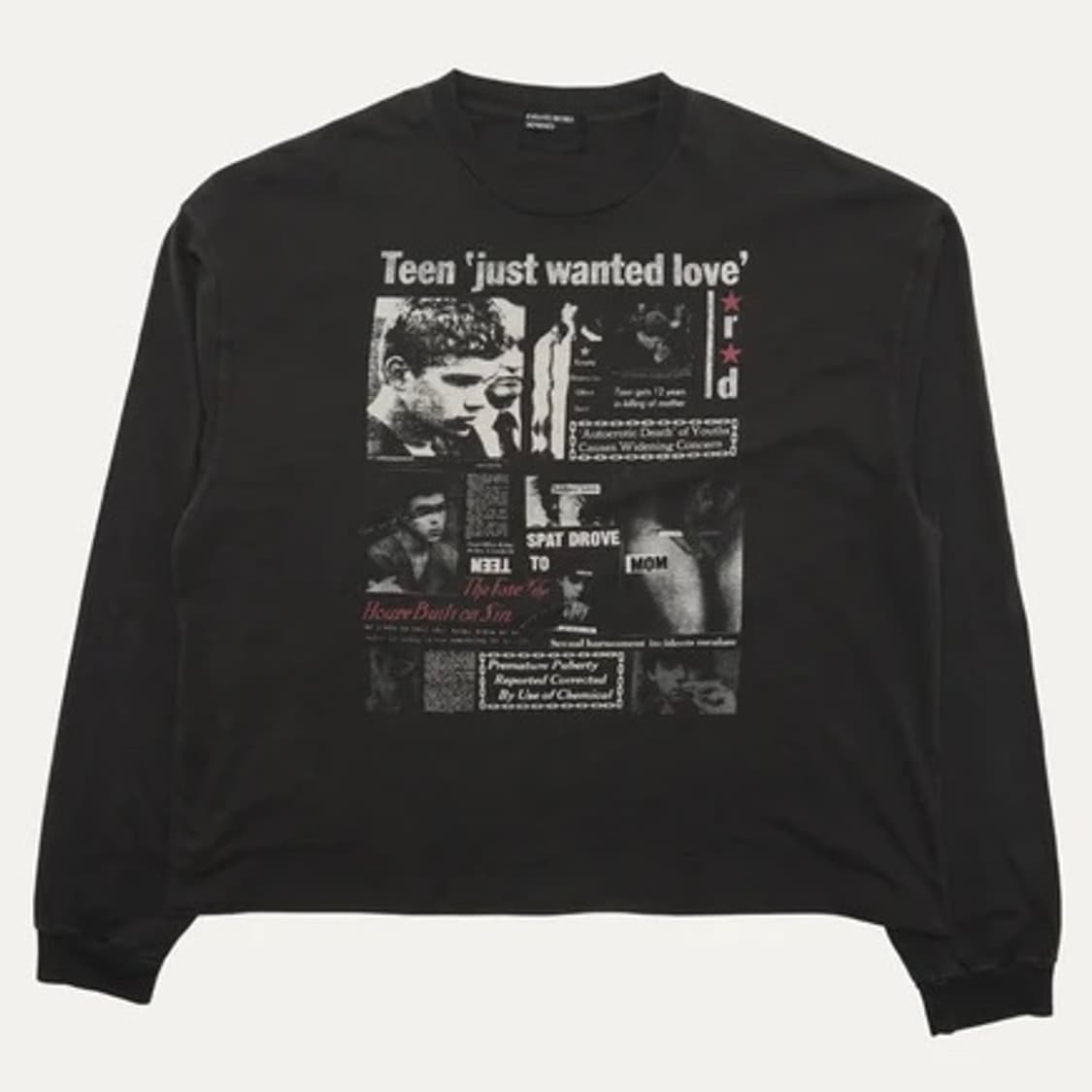 [L] ERD 'Teen Just Wanted Love' 롱슬리브 상품이미지1