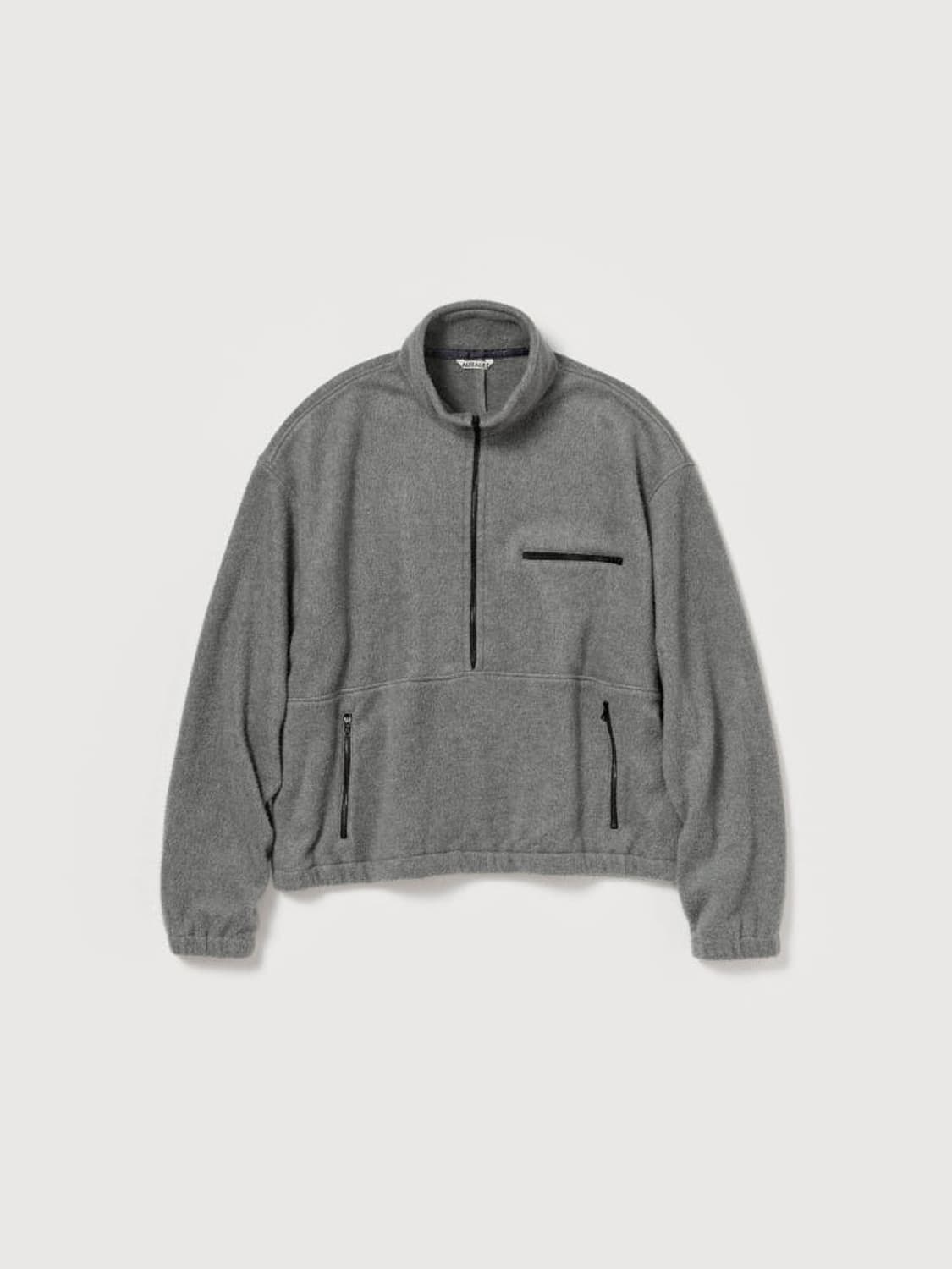 25FW 오라리 실크 후리스 하프집 풀오버 상품이미지1