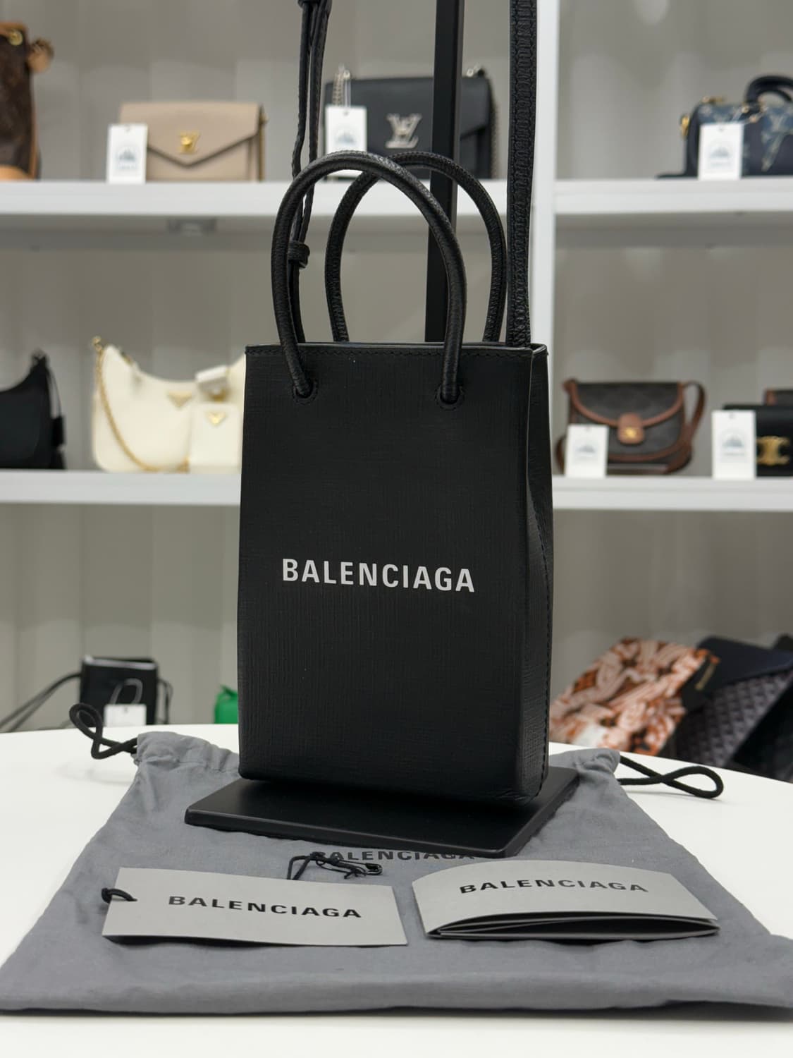 [미니] 발렌시아가 폰 홀더 크로스백 상품이미지1