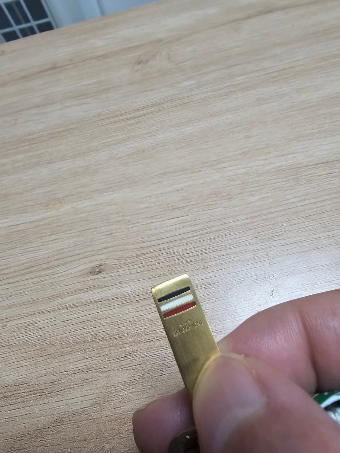 톰브라운 도큐먼트 펭귄 레더 클러치(라지/정품) 상품이미지6