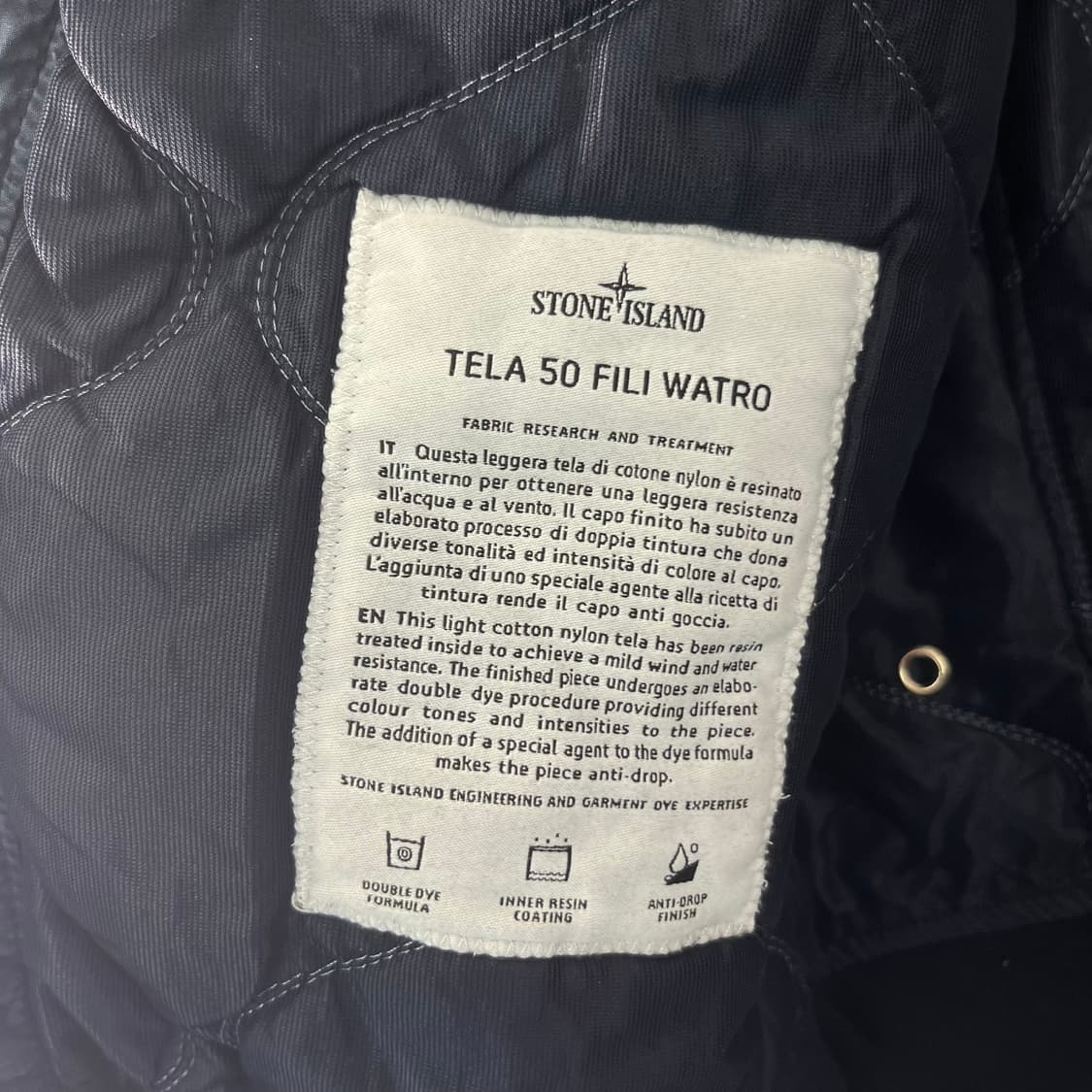 105 스톤아일랜드 텔라50 봄버 빈티지 자켓 상품이미지9