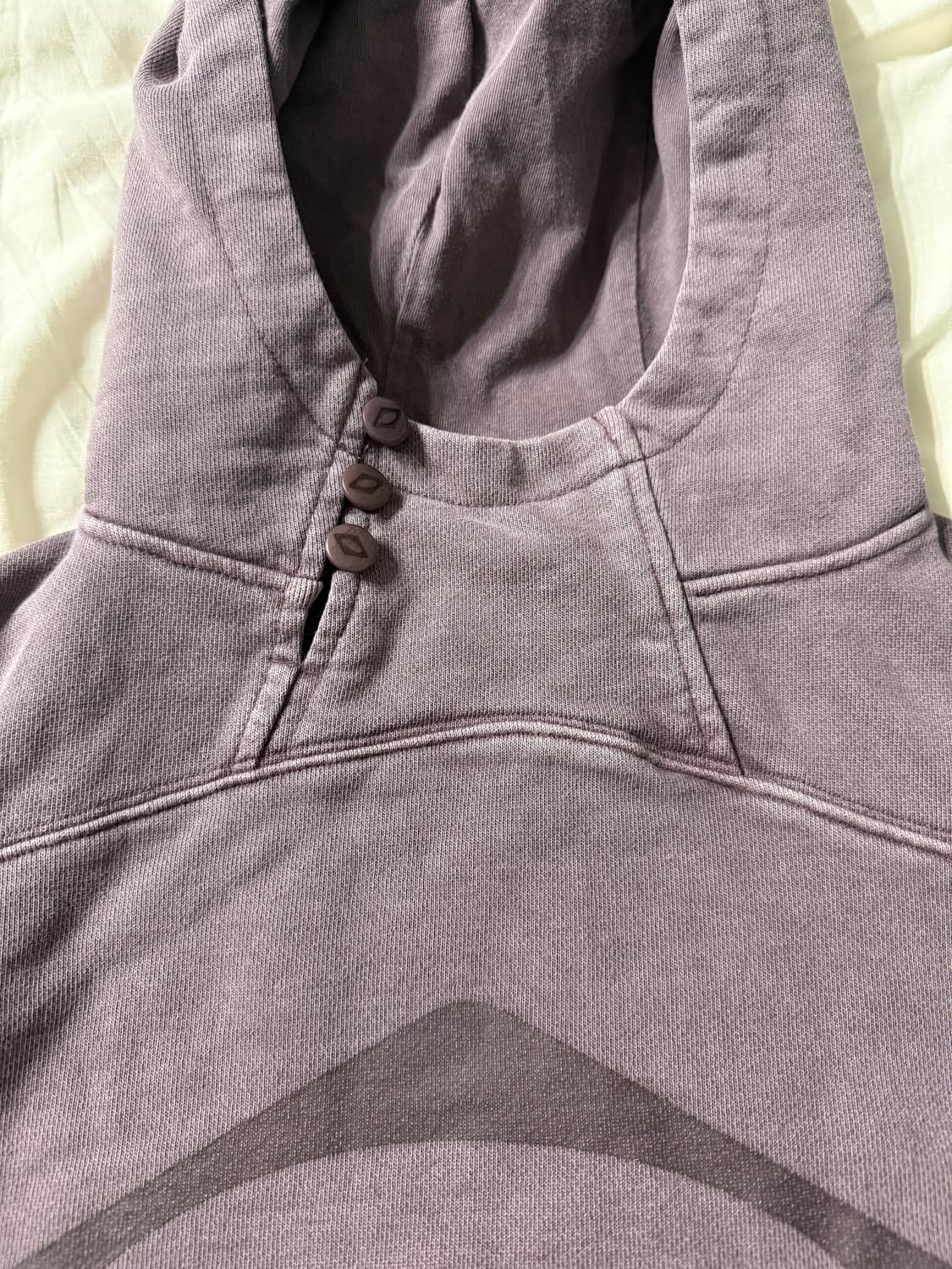 미스치프 롬버스 사이드 버튼 후드 상품이미지3