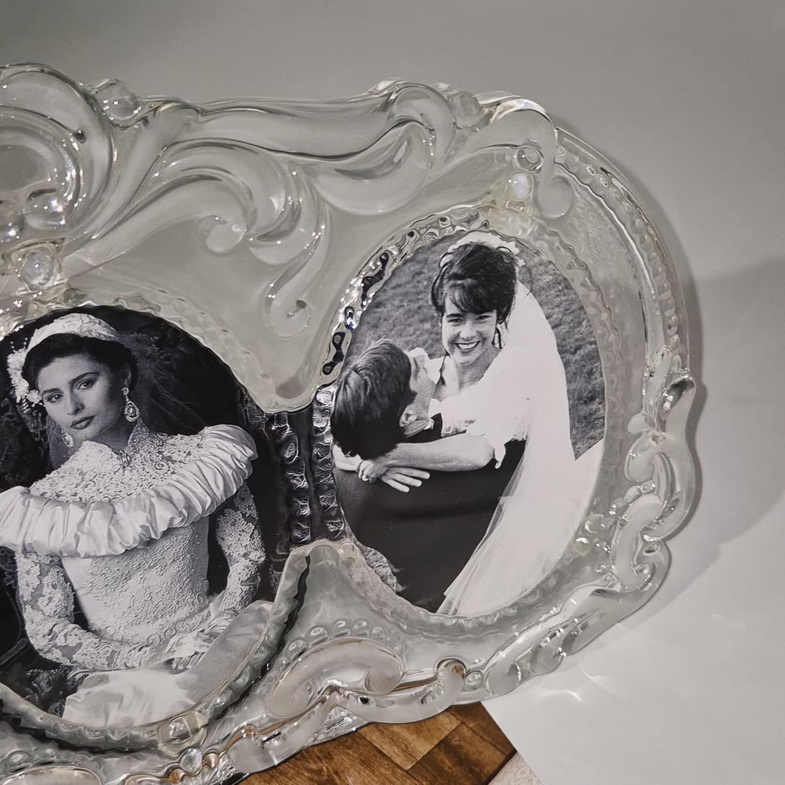 80s 독일 미카사 엔틱 크리스탈 3구 액자 상품이미지7