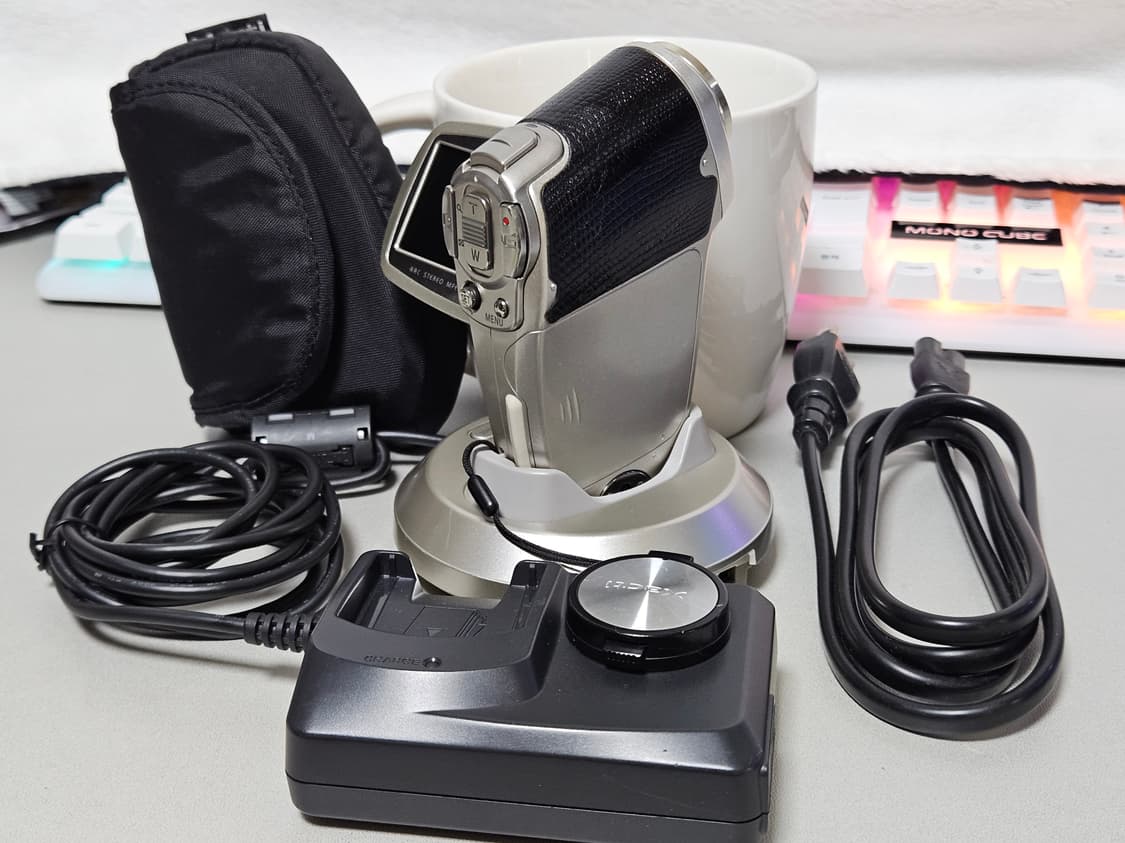 산요 작티 c4 핸디캠 엔믹스 오해원 디카 정품 파우치 포함 상품이미지4