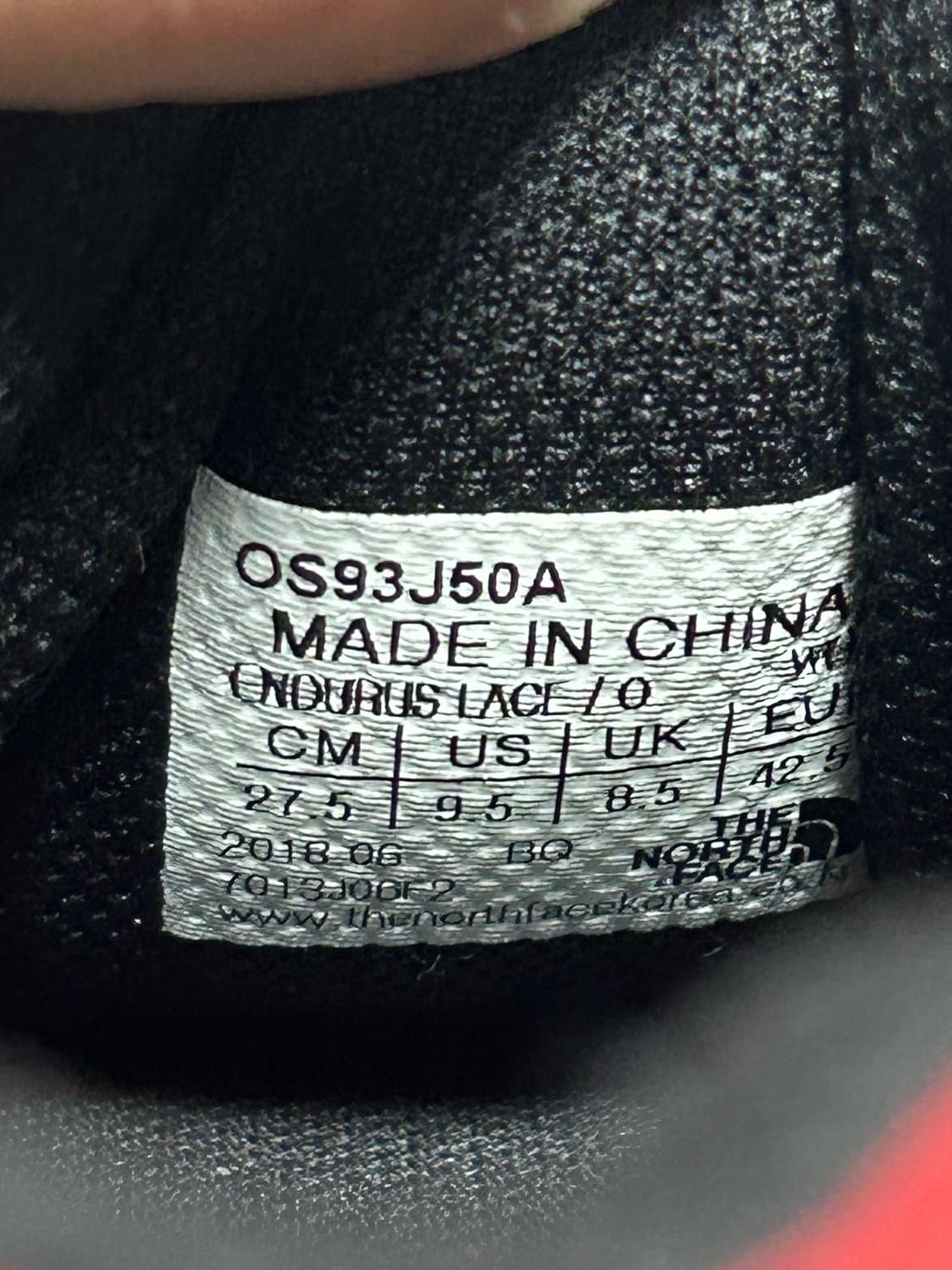 노스페이스 팀코리아 신발275사이즈 팜 상품이미지6