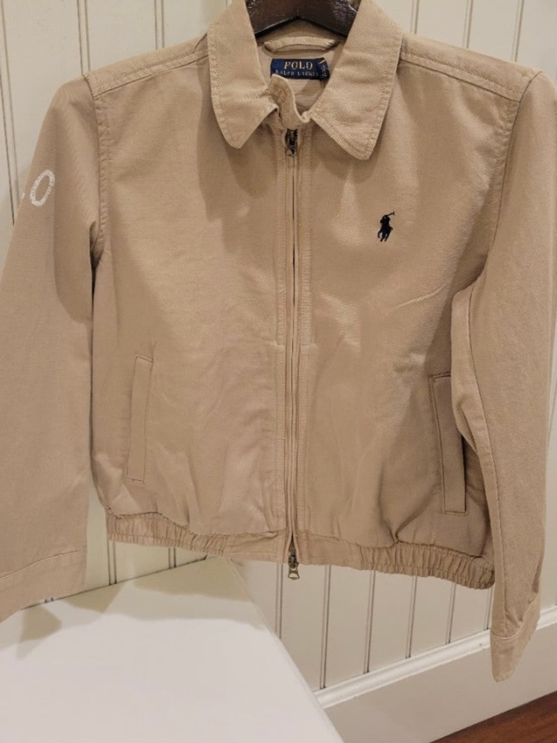 폴로 코튼 치노 자켓 베이지 여성 M 상품이미지4