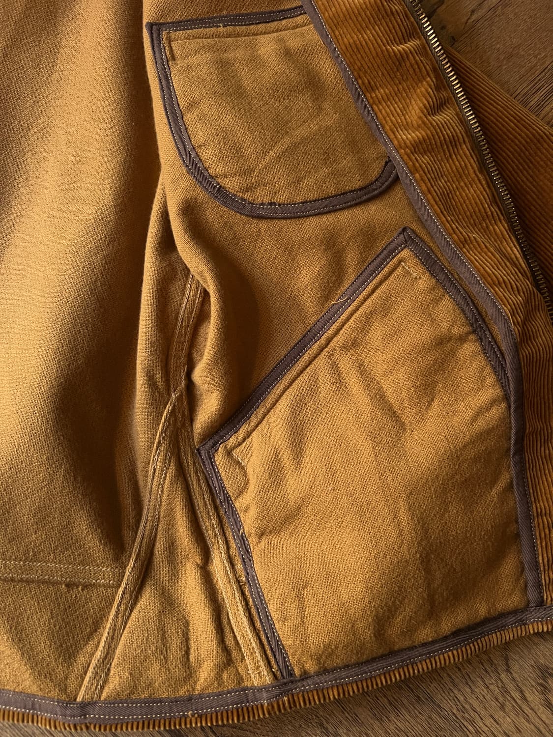 [S]토요엔터프라이즈 GOLD 브라운 코듀로이 스포츠 자켓 상품이미지8