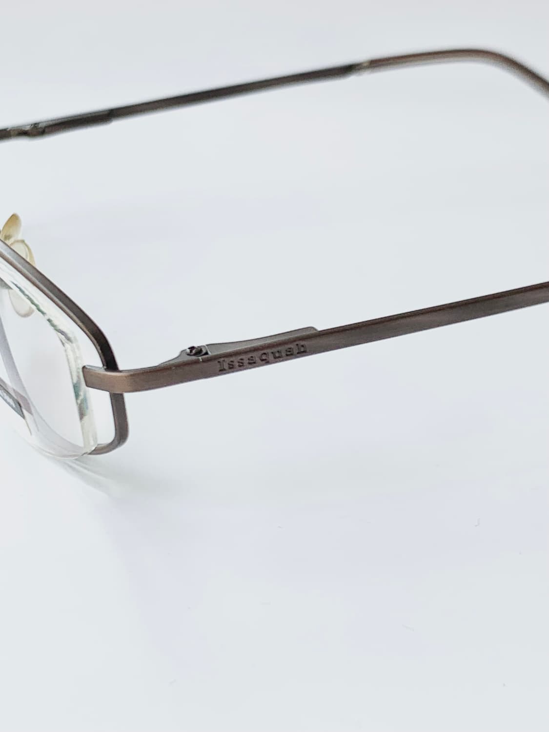 [픽키-609] 브라운 메탈 하프림 안경 데드스탁 프레임 상품이미지5