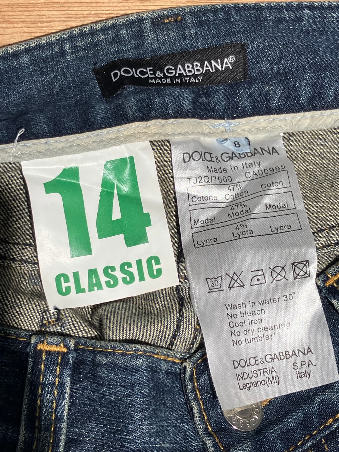 32) Dolce & Gabbana 워시 스트레이트 데님 팬츠 상품이미지7