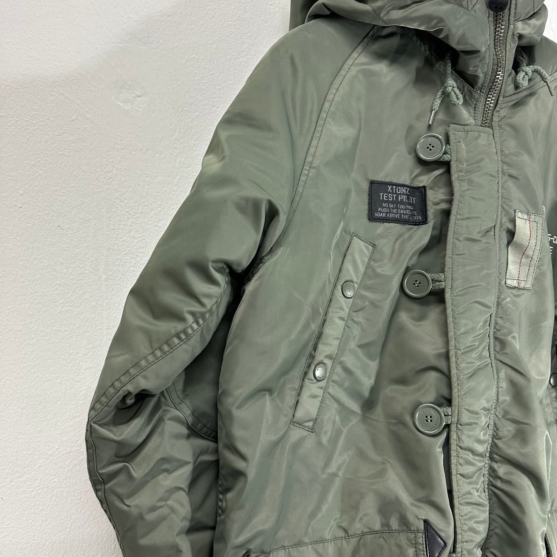 M 엑스톤즈 카키 N3B 항공 야상점퍼 상품이미지3