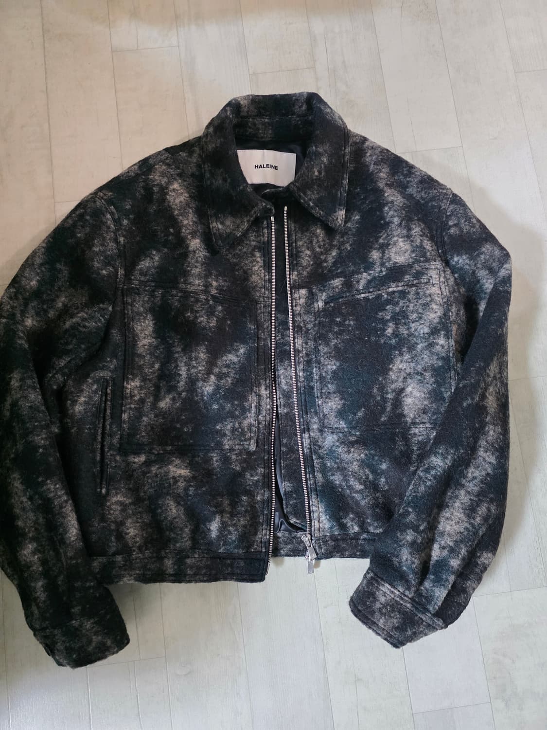 알렌느 자카드 블루종 1사이즈 상품이미지1