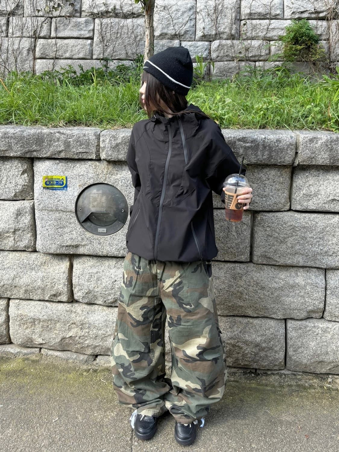 [unisex] 스톰가드 고어텍스 윈드브레이커-black 상품이미지2